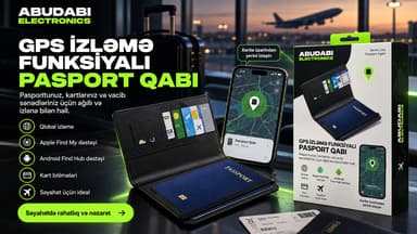 İzləmə Funksiyalı GPS Pasport Qabı