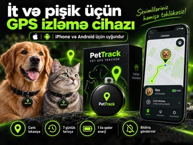GPS PetTrack – Ev heyvanları üçün izləmə cihazı